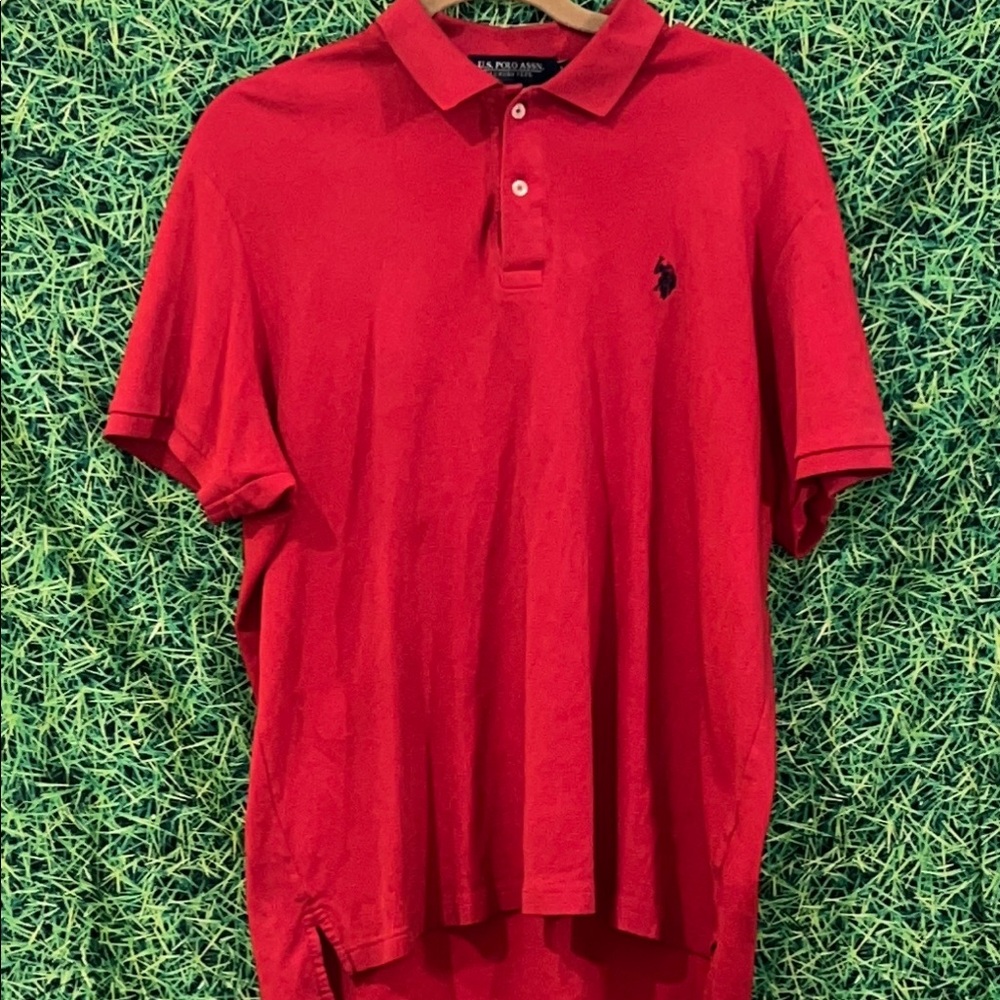 Men's Red Polo Shirt